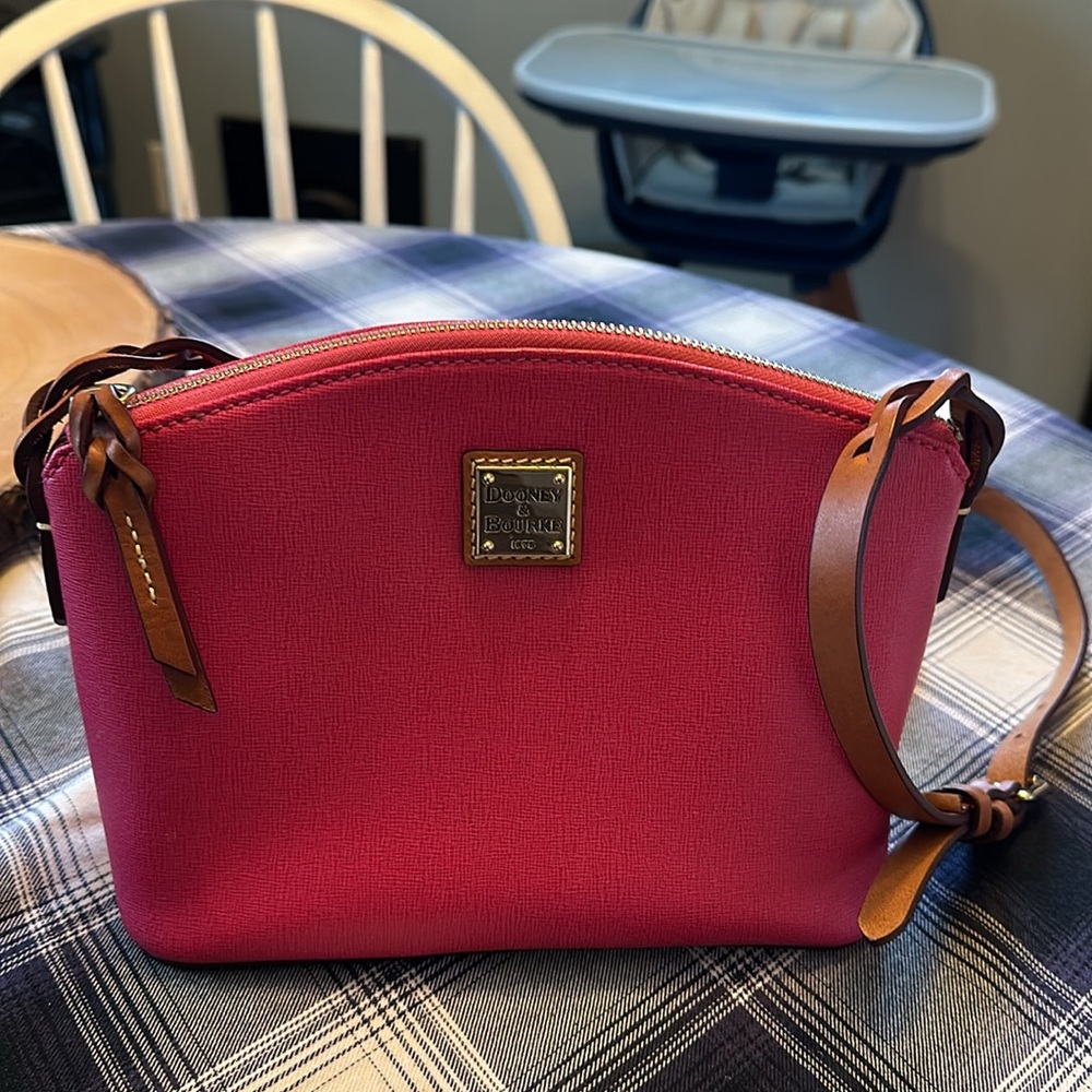 Dooney & Bourke HandbagSaffiano Penny Crossbody - Hot Pink